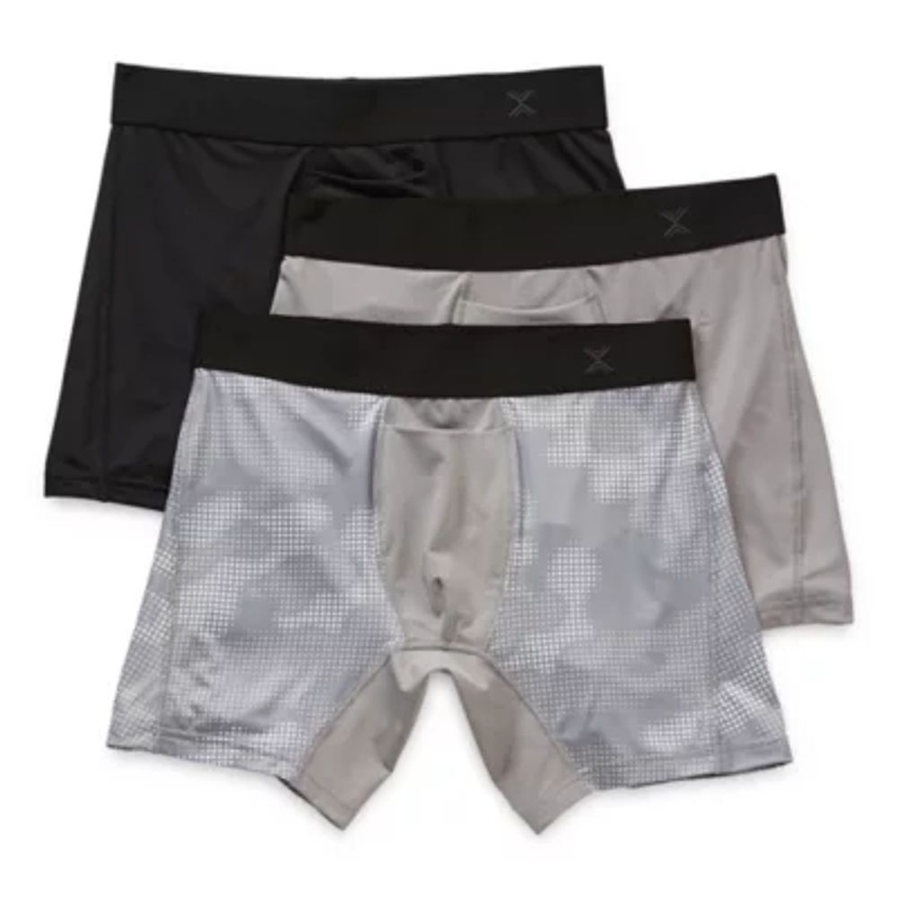 Xersion Mens 3 Pack Boxer Briefs