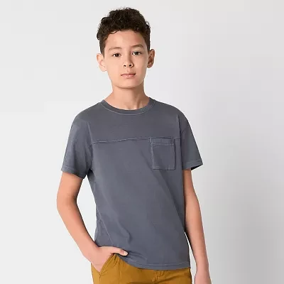 Thereabouts Little & Big Kid Boys Crew Neck Short Sleeve T-Shirt