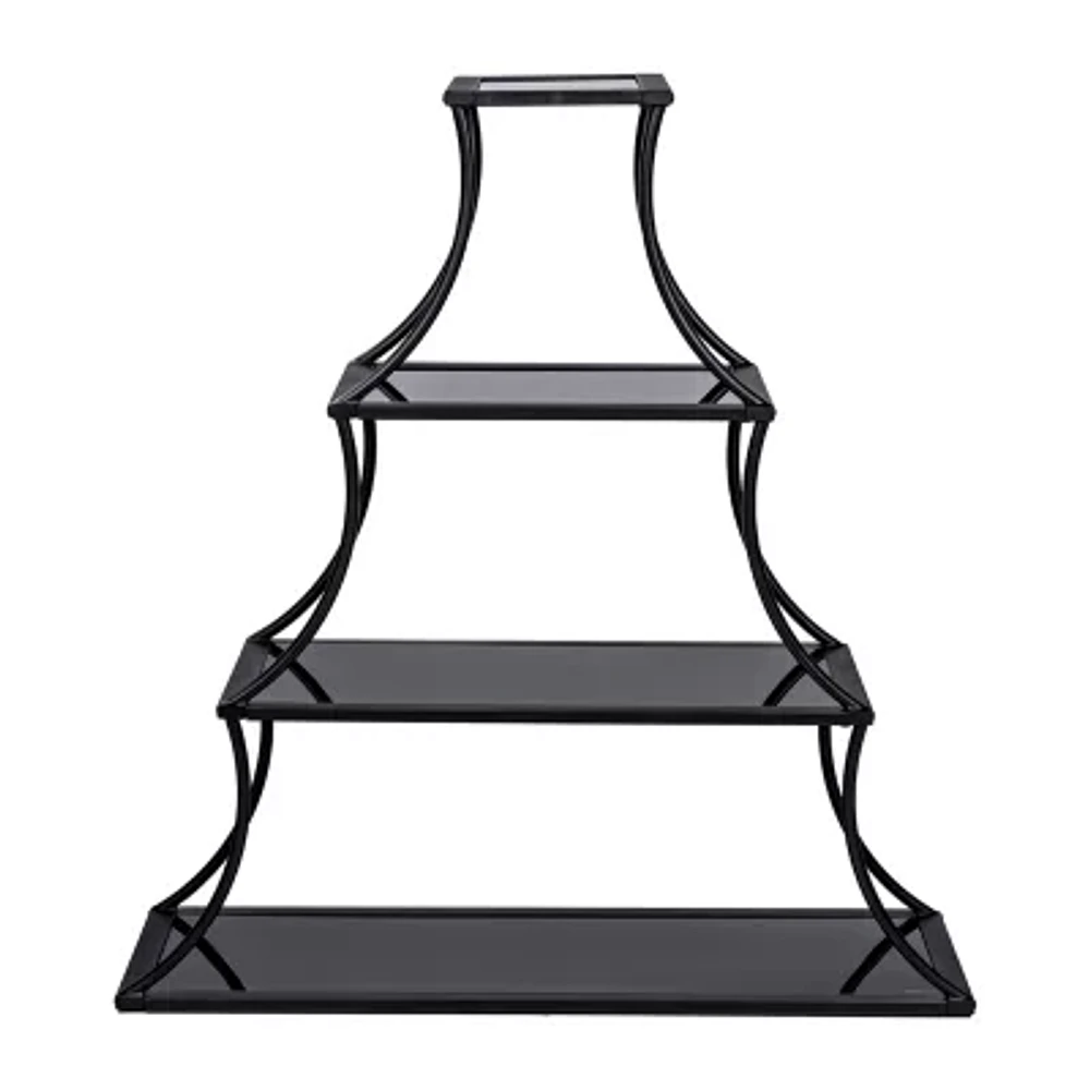 Meglin 4 Metal Shelf Bookcase