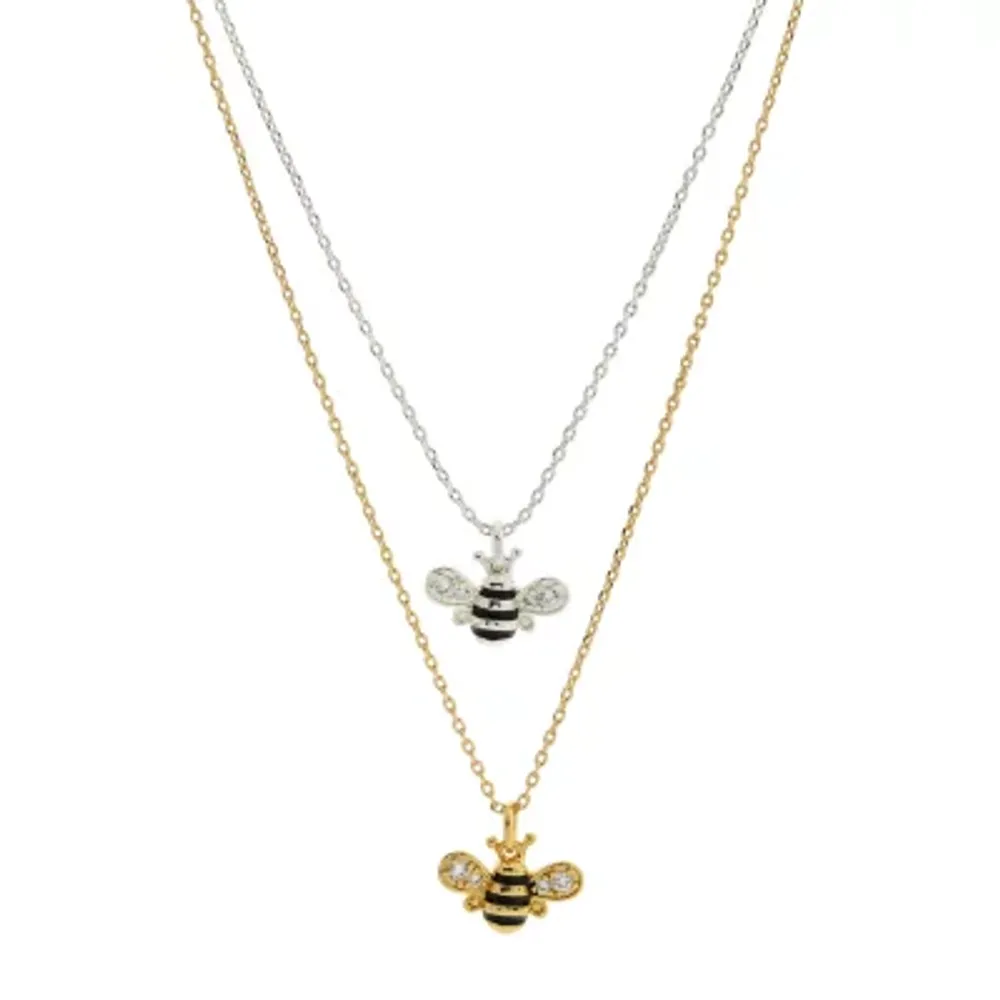 Sparkle Allure Womens Cubic Zirconia 2-pc. Necklace Set