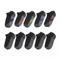 Hanes Little & Big Kid Boys Multi-Pack 10 Pair No Show Socks