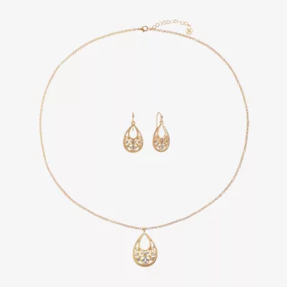 Mixit Womens White 2-pc. Jewelry Set