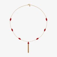 Monet Jewelry Tassel Womens 31 Inch Strand Necklace