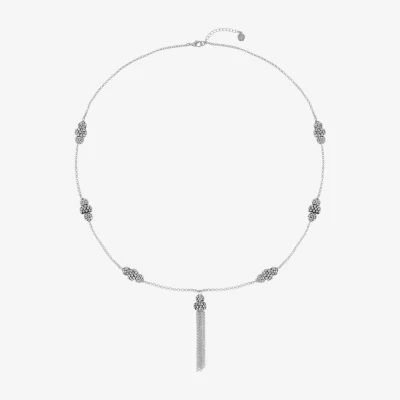 Monet Jewelry Tassel Womens Inch Strand Necklace