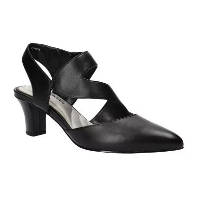 Easy Street Venue Womens Round Closed Toe Stiletto Heel Pumps