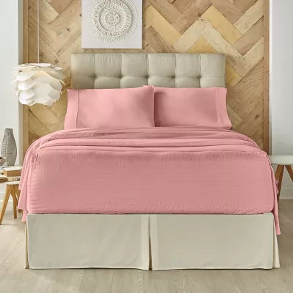 Queen Street Royal Fit 100% Cotton Sateen 300tc Sheet Set