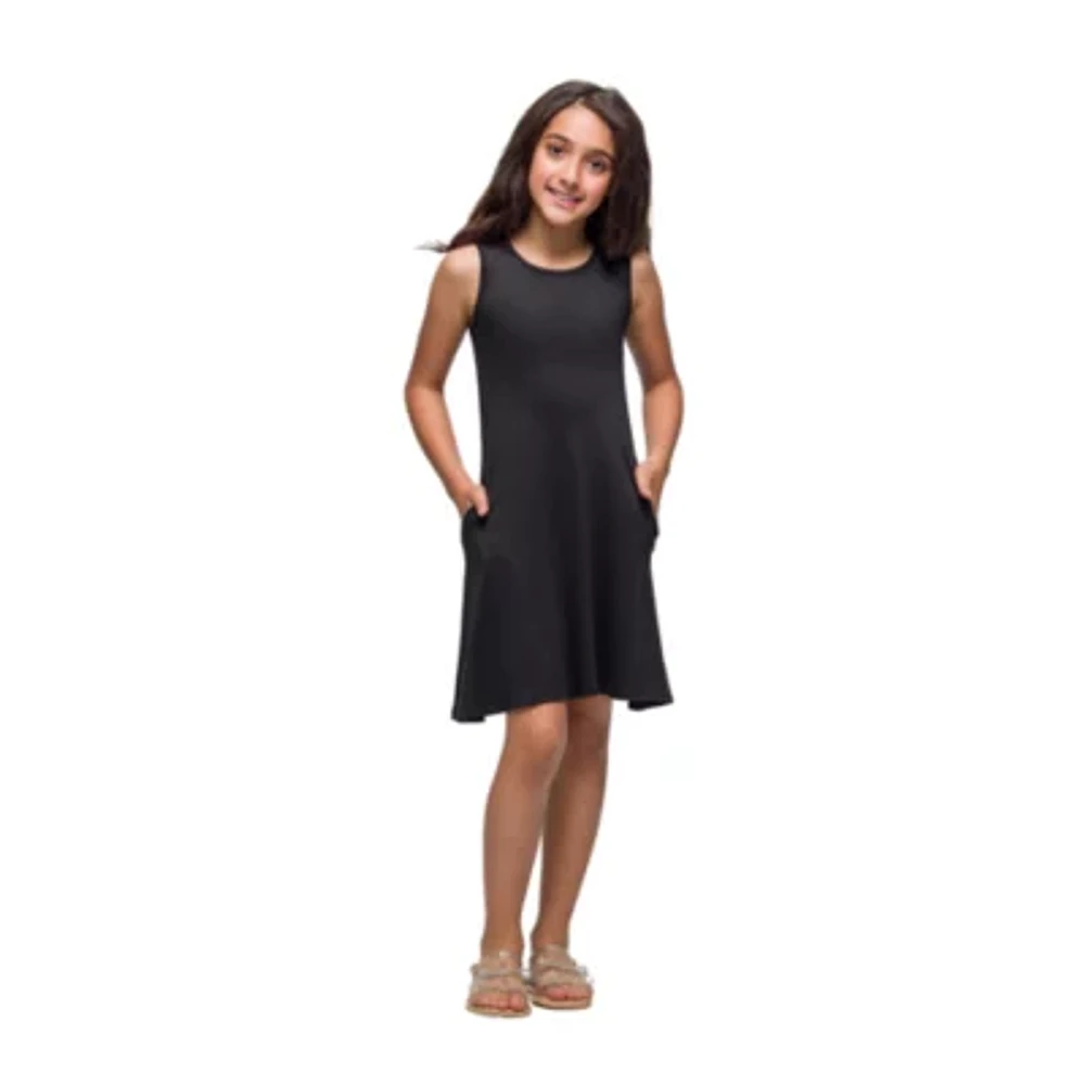 24sevenkid Big Kid Girls Sleeveless A-Line Dress