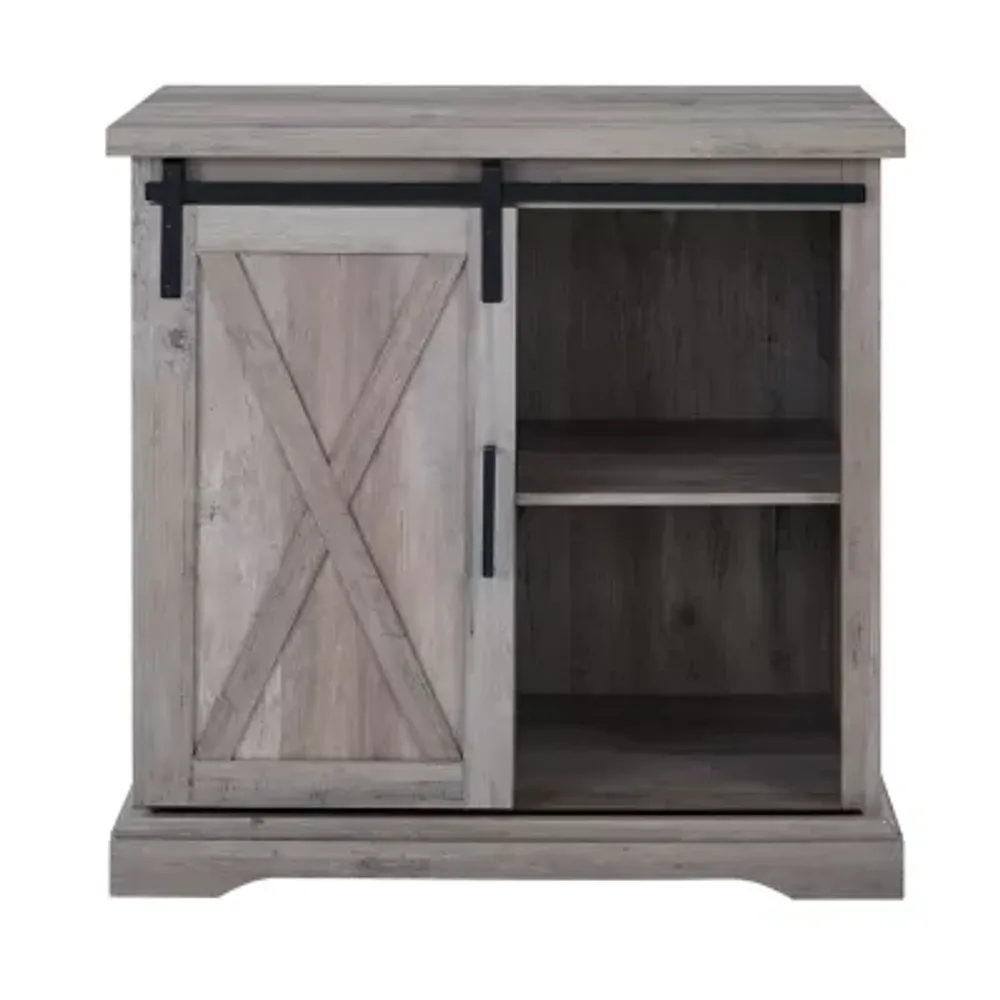 Rustic Farmhouse Buffet Storage Cabinet