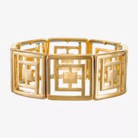 Liz Claiborne Womens Square Stretch Bracelet