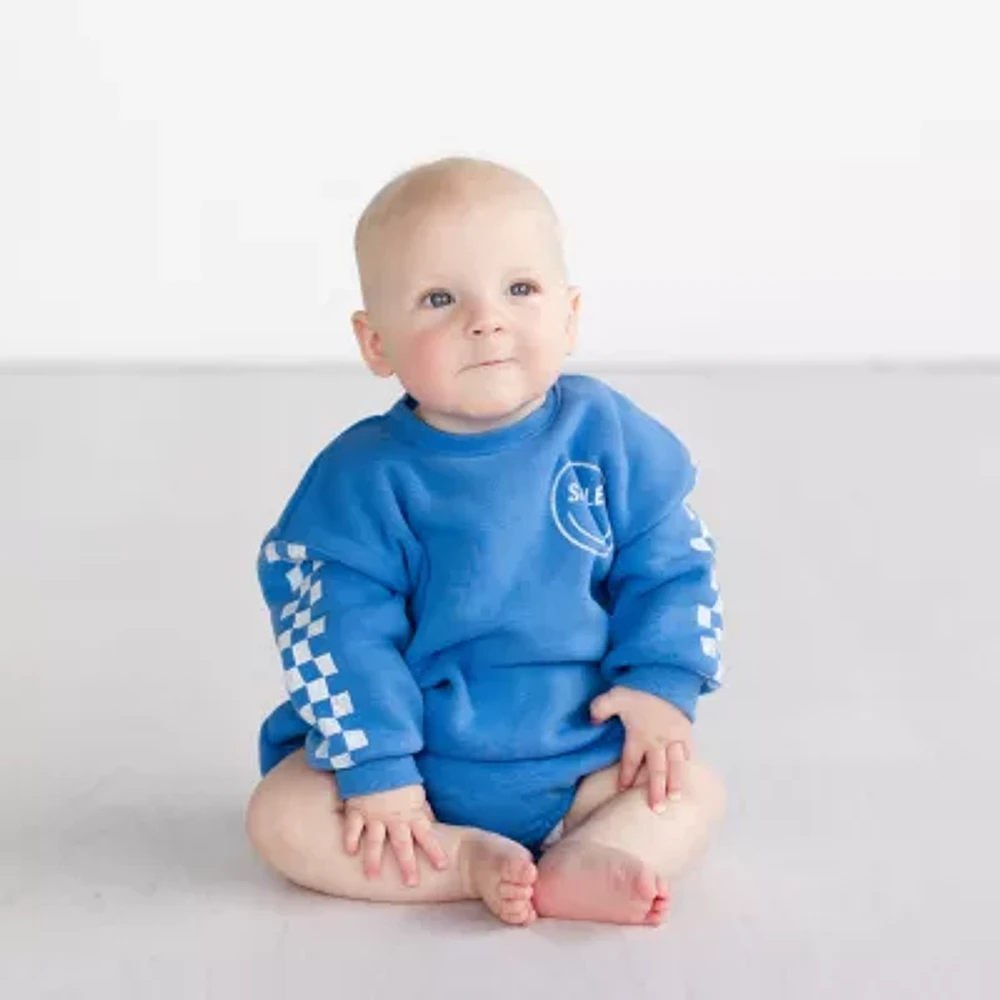 Grayson Little Baby Boys Crew Neck Long Sleeve Bodysuit