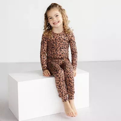 Grayson Little Toddler Girls Crew Neck Long Sleeve 2-pc. Pajama Sets