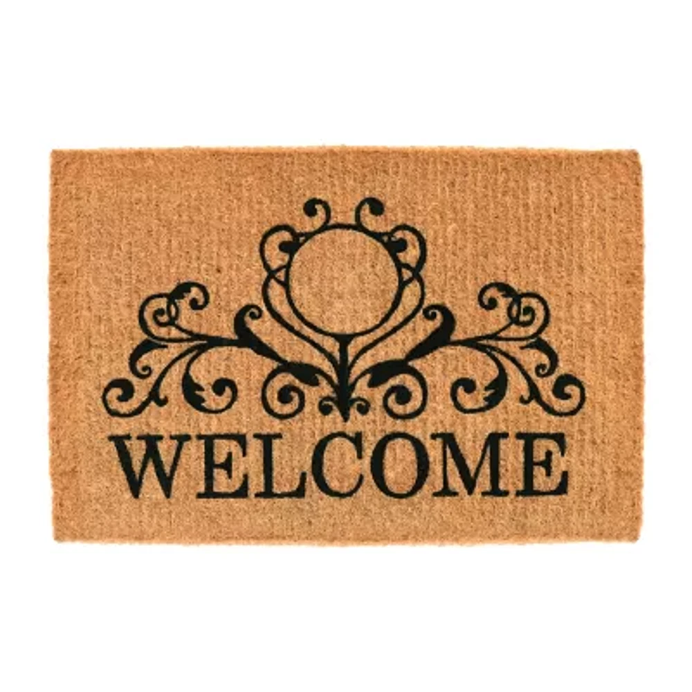 Calloway Mills Kingston Welcome Outdoor Rectangular Doormat