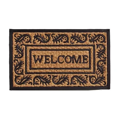 Calloway Mills Border Welcome Outdoor Rectangular Doormat
