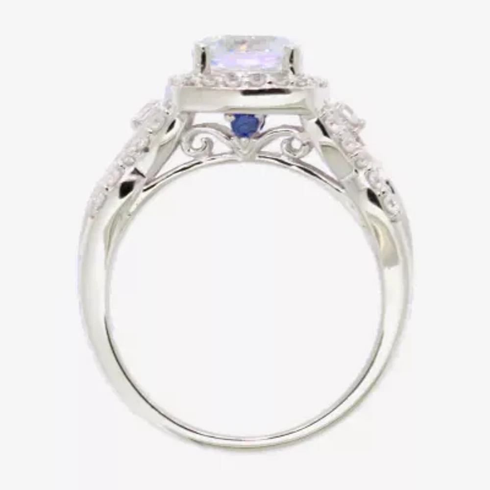 DiamonArt® Womens 2 CT. T.W. White Cubic Zirconia Sterling Silver Bridal Set