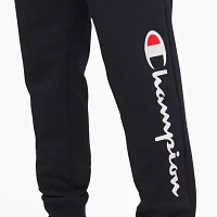 Champion Big Boys Mid Rise Cuffed Fleece Jogger Pant
