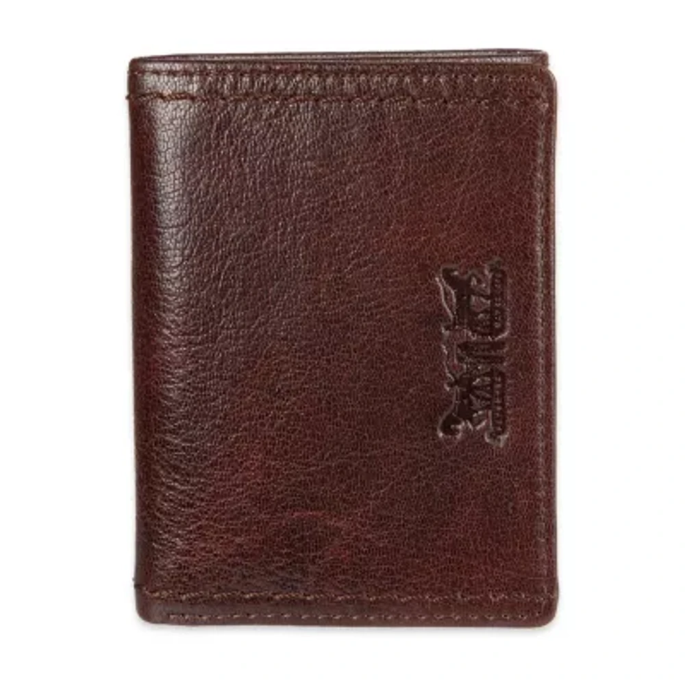 Levi's Xcap Mens Personalized Trifold Wallet