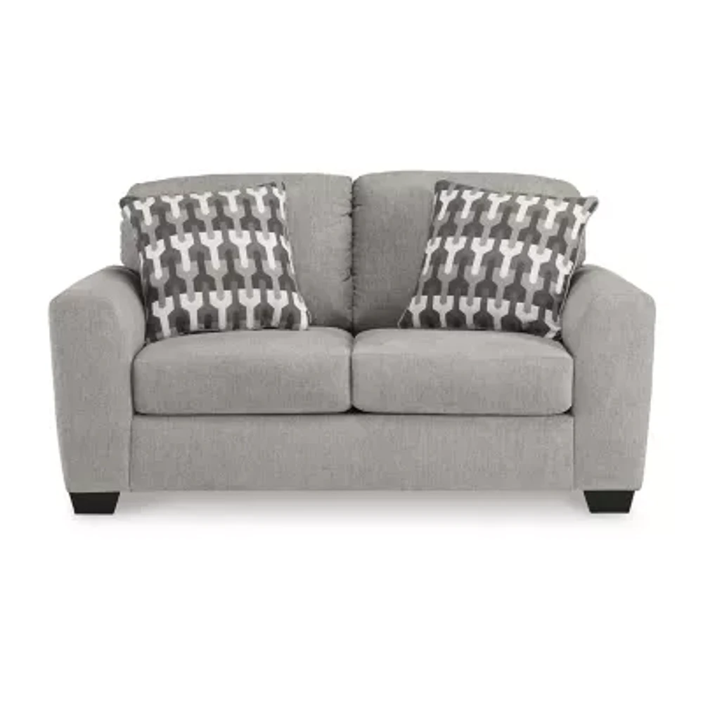 Signature Design by Ashley Avenal Park Loveseat in Gray