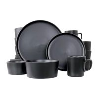 Elama Luxmatte 20-pc. Stoneware Dinnerware Set