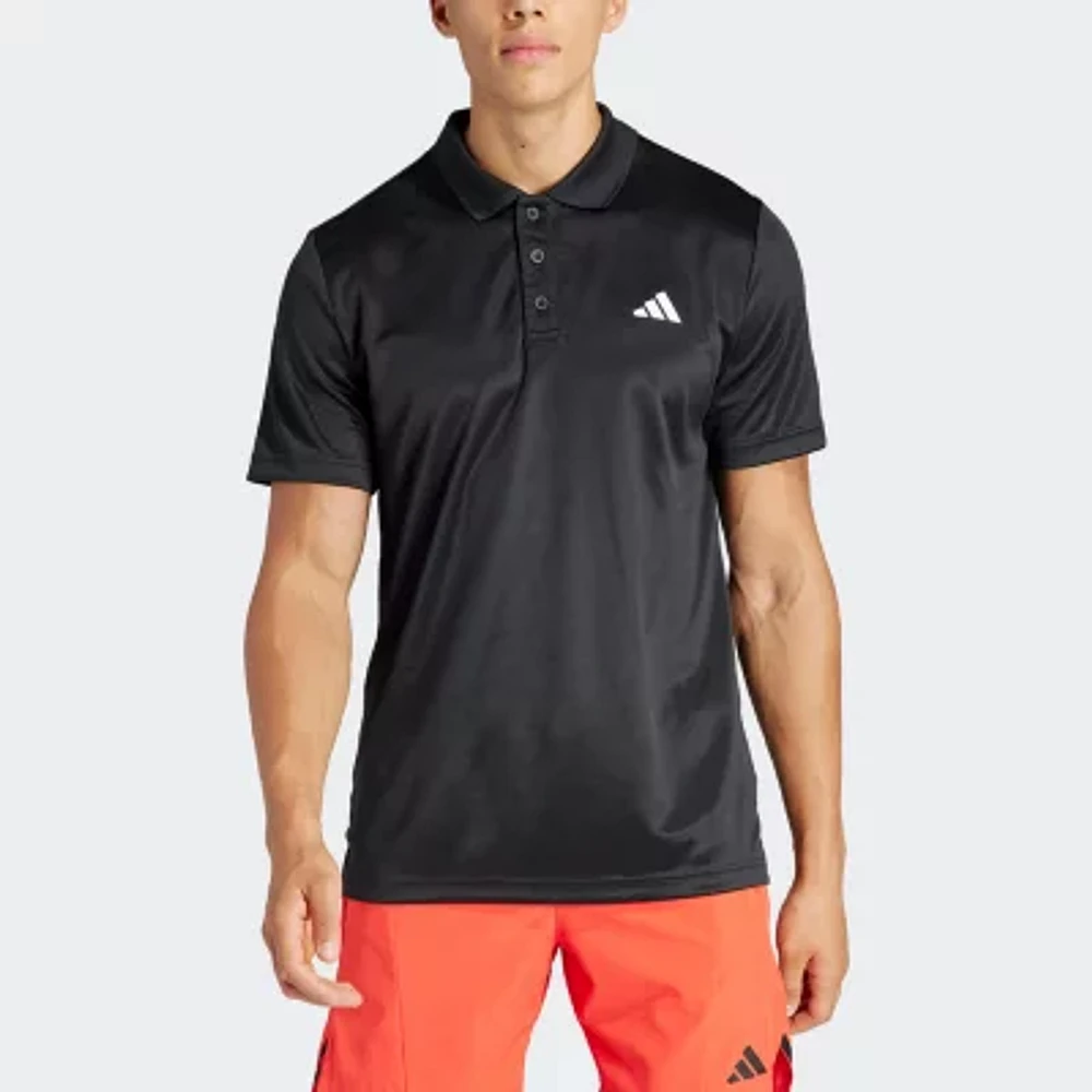 adidas Mens Regular Fit Short Sleeve Polo Shirt