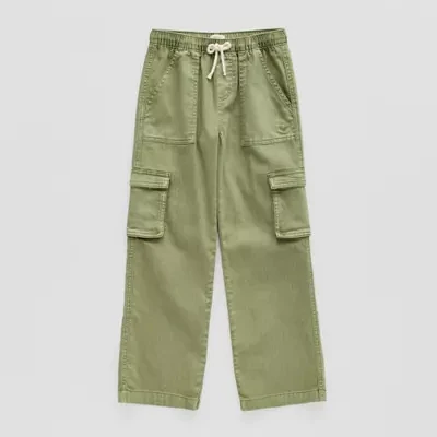 Roxy Big Kid Girls Drawstring Waist Wide Leg Cargo Pant
