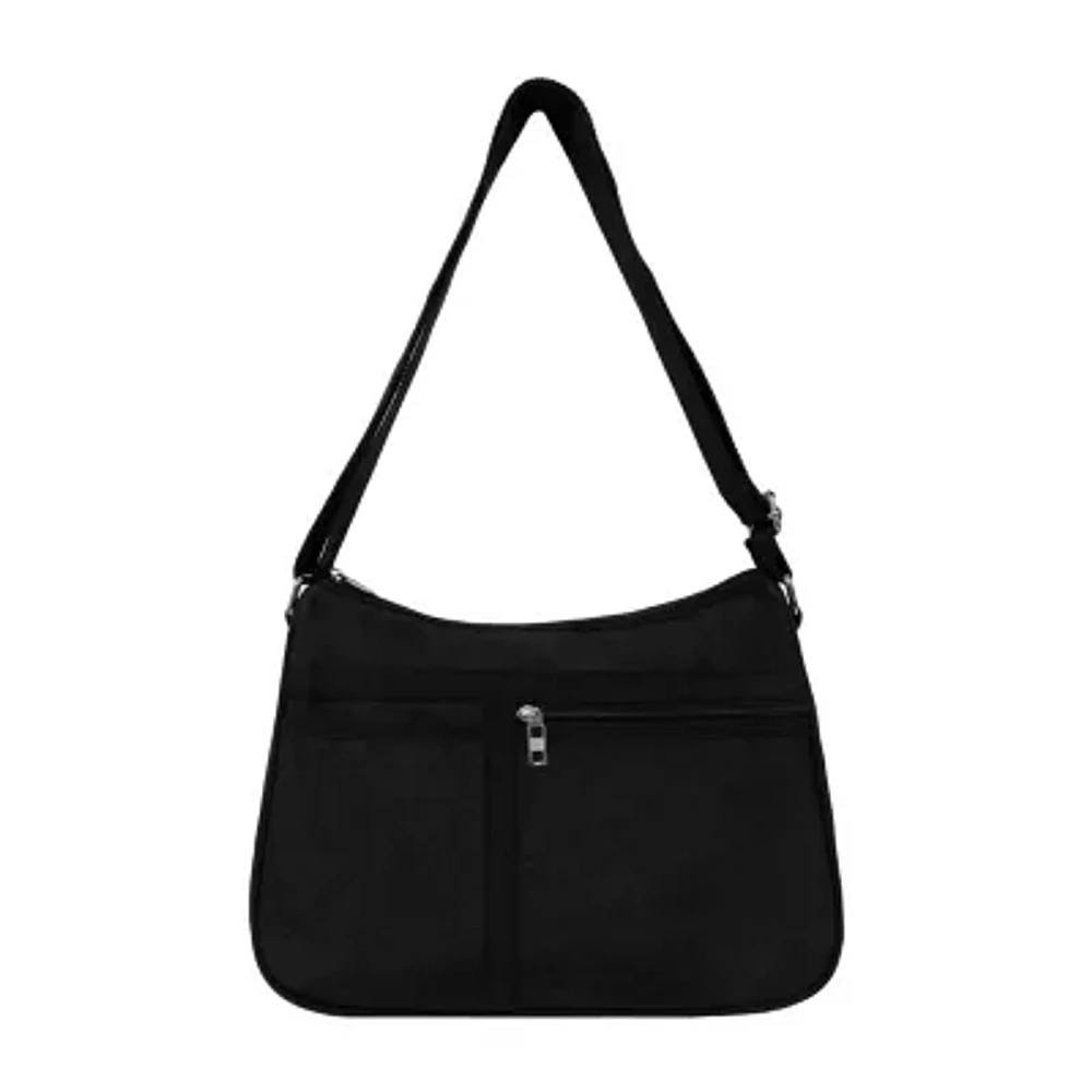 Bueno of California Nylon Hobo Crossbody Bag