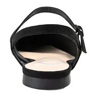 Journee Collection Nysha Womens Square Ballet Flats