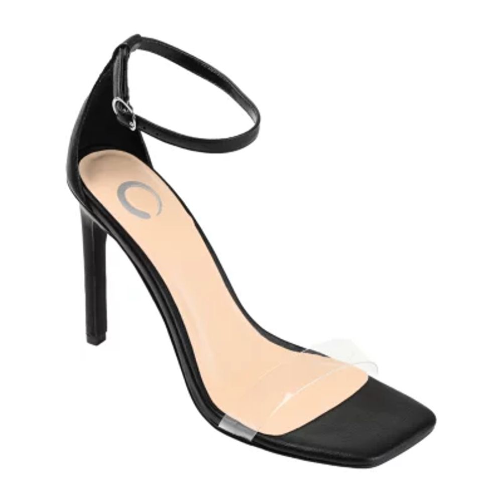 Journee Collection Lorelei Womens Open Toe Stiletto Heel Pumps