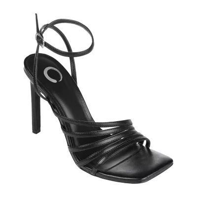 Journee Collection Louella Womens Open Toe Stiletto Heel Pumps