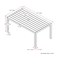 Gallant Patio Dining Table