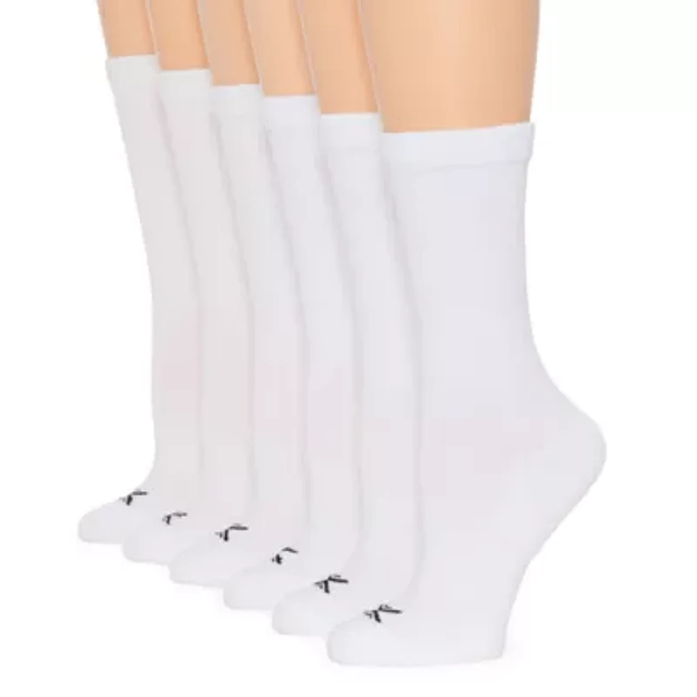 Xersion Essential Performance Womens 6 Pair Crew Socks