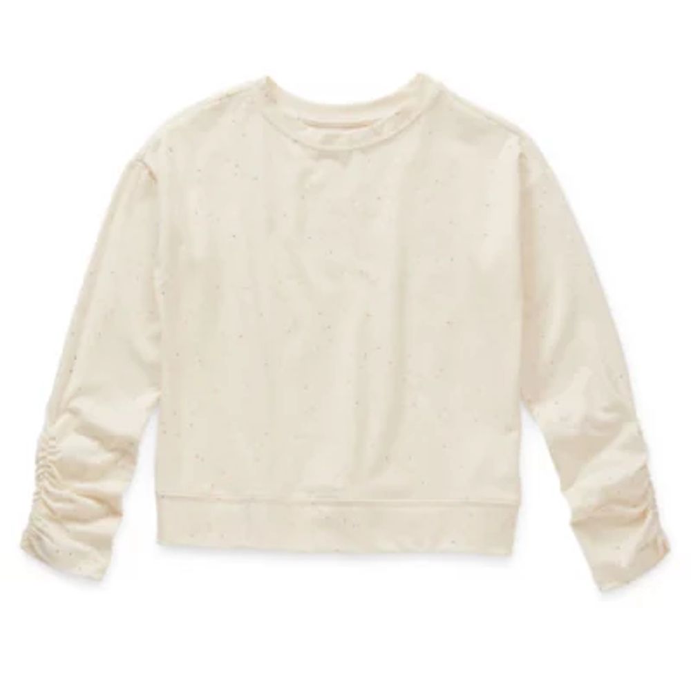 It's Our Time Little & Big Girls Round Neck Long Sleeve T-Shirt