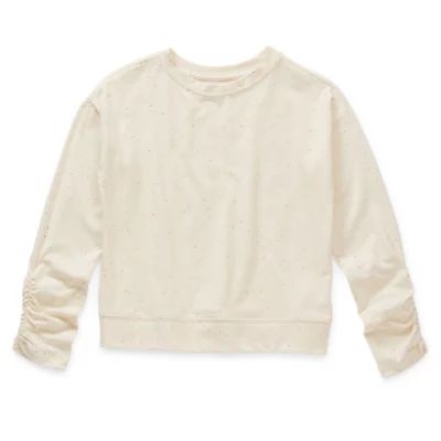 It's Our Time Little & Big Girls Round Neck Long Sleeve T-Shirt
