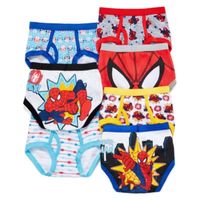 Toddler Boys Spiderman 7 Pack Briefs
