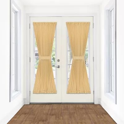 Achim Darcy Light-Filtering Rod Pocket Door Panel Curtain