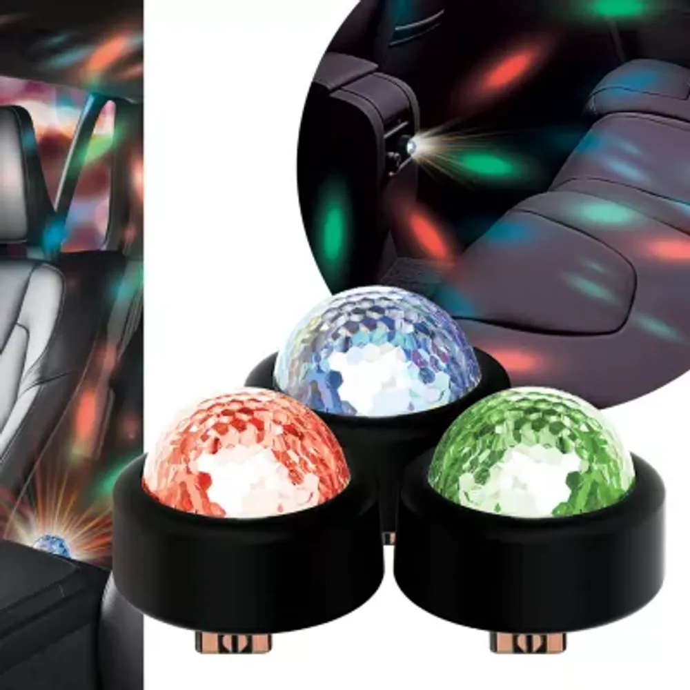 Chargeworx Car DJ USB Disco Lamp