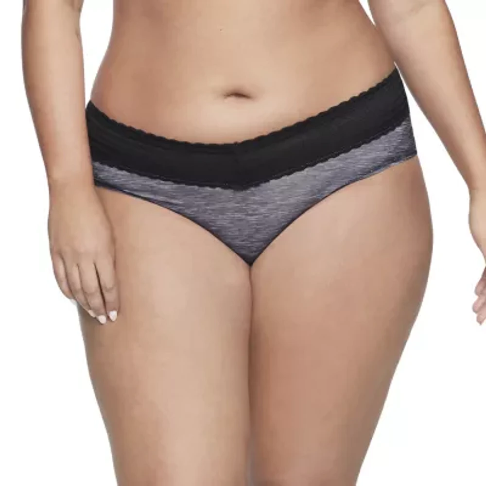 Warners® No Pinching, Problems® Dig-Free Comfort Waist with Lace Microfiber Hipster 5609J