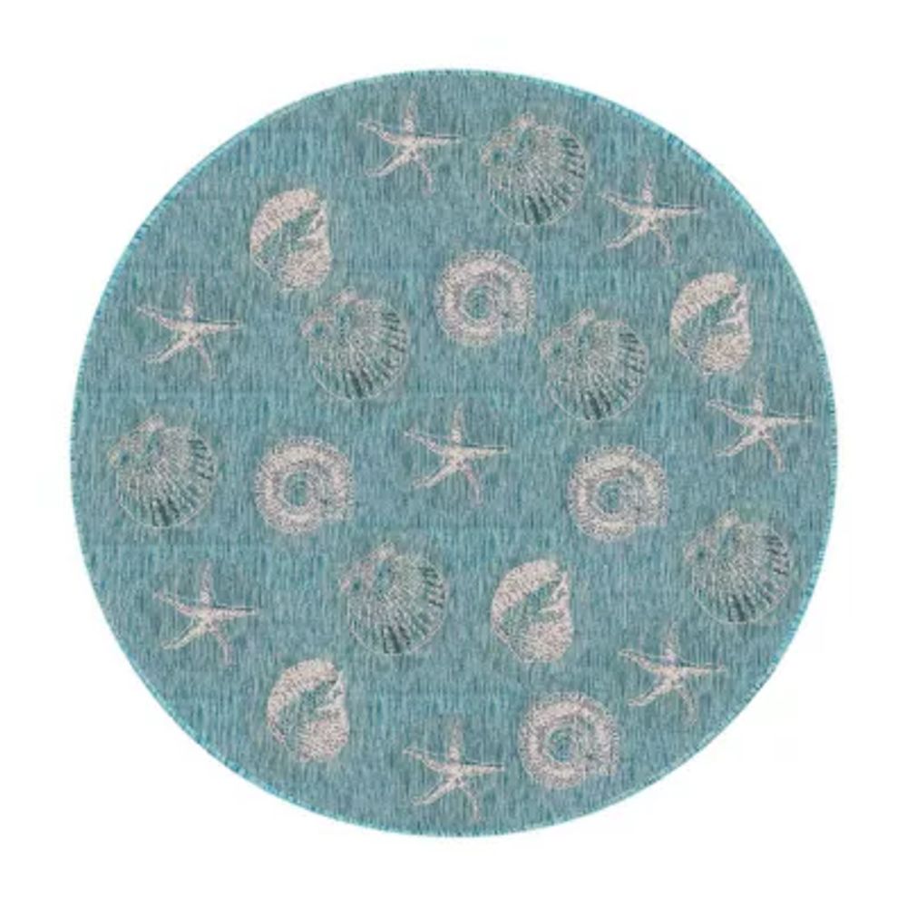 Liora Manne Shells Indoor Outdoor Rectangular Accent Rug