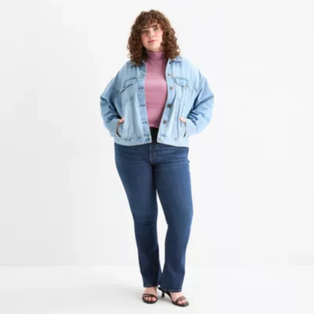 a.n.a Womens High Rise Bootcut Jean