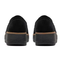Clarks Zylah Sky Womens Round Closed Toe Loafers