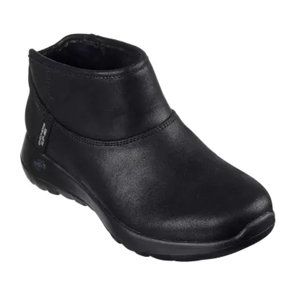 Skechers Hands Free Slip-Ins Womens On The Go Joy Delightful Flat Heel Booties