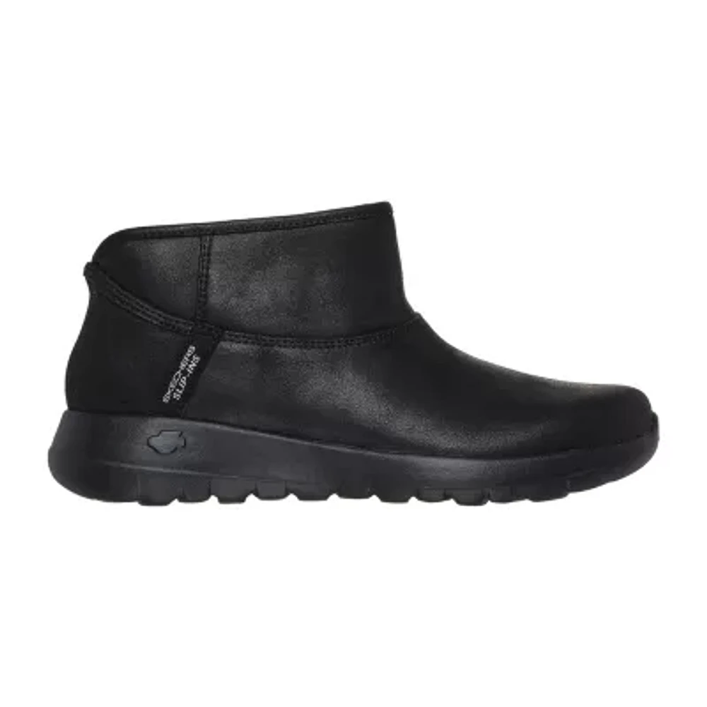 Skechers Hands Free Slip-Ins Womens On The Go Joy Delightful Flat Heel Booties