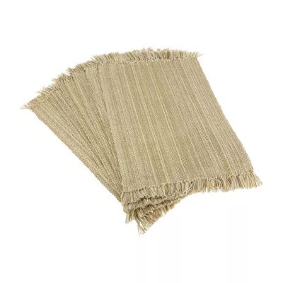 Design Imports Variegated Fringe 6-pc. Placemat