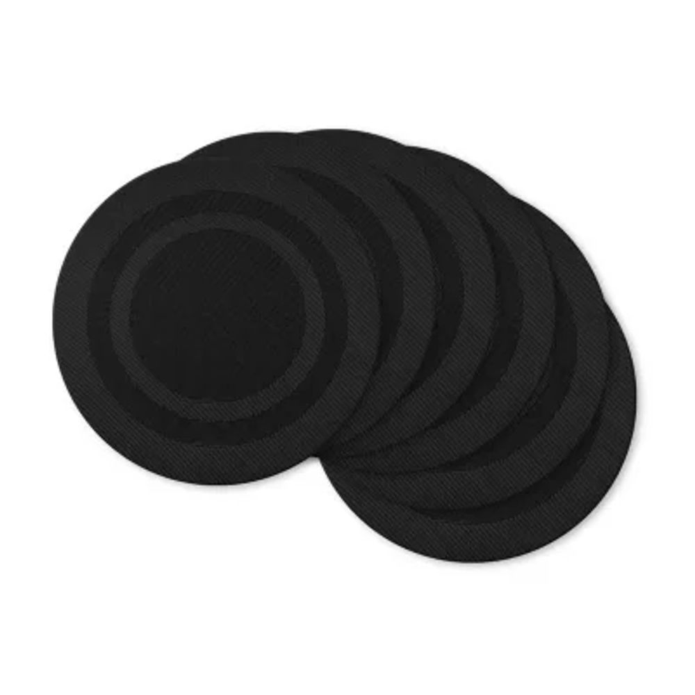 Design Imports Round Doubleframe 6-pc. Placemat