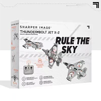 Sharper Image Remote Controlled Thunderbolt Jet X2 Stunt Drone