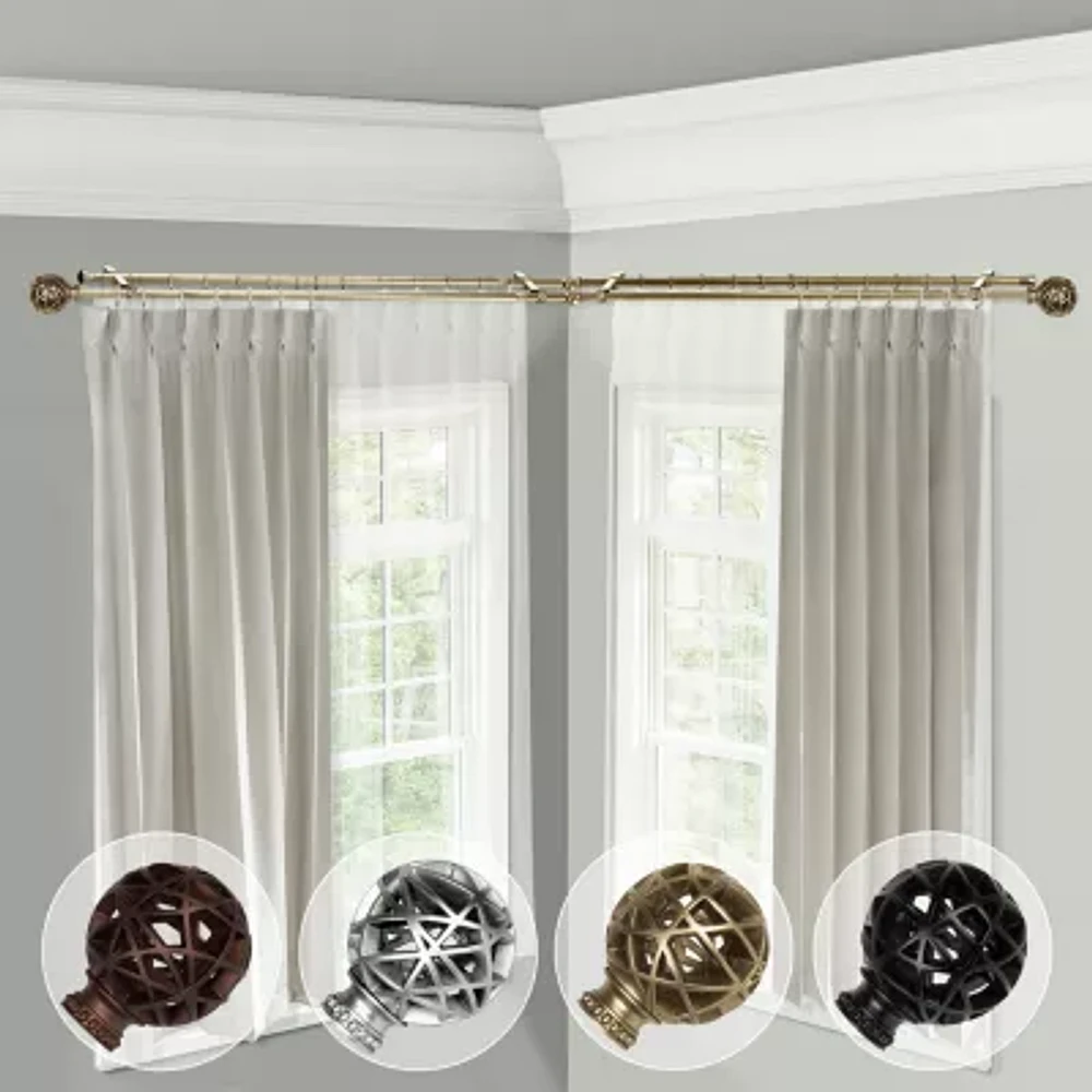 Rod Desyne Leannette Corner Double Curtain