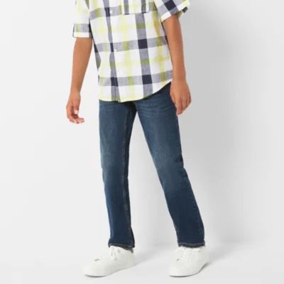 Thereabouts Little & Big Kid Boys Adjustable Waist Stretch Fabric Slim Fit Jean