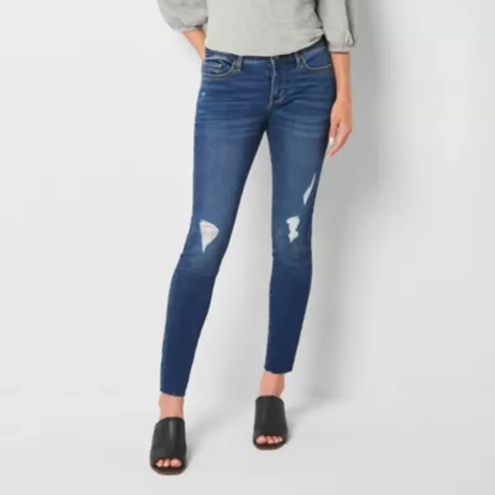 a.n.a Stretch Fabric Womens Mid Rise Skinny Fit Jegging Jean