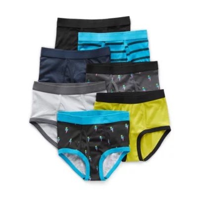 Thereabouts Little & Big Kid Boys 7 Pack Briefs
