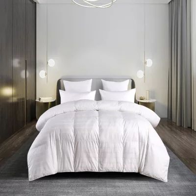 Blue Ridge Home Fashions 600 Thread Count Windowpane Duraloft Down Alternative Comforter