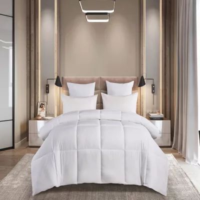 Blue Ridge Home Fashions Naples 700 Thread Count Sateen Cotton Down Alternative Comforter